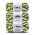 Yarn Caron All Day Cotton, pacote com 3, 100 g, mercerizado 4 Worsted