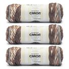 Yarn Caron Simply Soft Freckle Sienna, pacote com 3, 141 g de acrílico Yarn Caron Simply Soft Freckle Sienna, pacote com 3, 141 g de acrílico