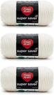 Yarn Red Heart Super Saver Aran, pacote com 3, 198g de acrílico