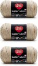 Yarn Red Heart Super Saver Buff 198g/333m - pacote com 3