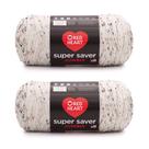 Yarn Red Heart Super Saver Jumbo Aran Fleck 283 g (pacote com 2) Yarn Red Heart Super Saver Jumbo Aran Fleck 283 g (pacote com 2)