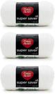 Yarn Red Heart Super Saver Soft White, pacote com 3, 198g de acrílico