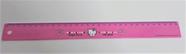 YES Régua Plástica Hello KItty Yoga Chick Namaste 30 cm