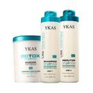 Ykas Orgânico Kit 2x1L Máscara 1kg Hidratação e Redução de Volume Natural