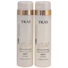 Ykas Ouro Kit Redutor De Volume Escova Progressiva 2x300 ml
