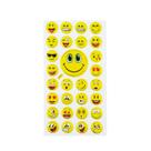 YLJ-HT05-M(E) Cartela Adesivos Emojis Modelos YLJ-HT05-M(E) Cartela Adesivos Emojis Modelos
