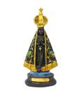 YLP004G-17-M Nossa Senhora Aparecida 10cm - Enfeite Resina