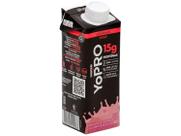 YoPRO Bebida Lactea UHT Morango 15g de proteinas 250ml - 12 unidades