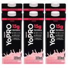 Yopro Danone Whey 15g Bebida Láctea Vários Sabores Kit 6x250ml