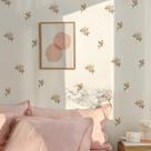 YouRfocus 72 Pzs Adhesivos de Pared Margarita Boho Naranja 12 Hojas