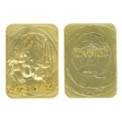 Yu-Gi-Oh! colecionável Edição limitada Baby Dragon banhada a ouro 24K.