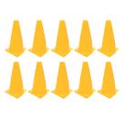 Z10x Mini Cone Sinalização Esportivo 23cm Agilidade Treino AMARELO