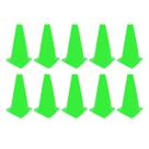 Z10x Mini Cone Sinalização Esportivo 23cm Agilidade Treino VERDE