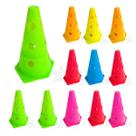 Z12x Mini Cone Sinalização Esportivo 23cm Agilidade Treino COLORIDO