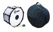 Zabumba Branca 20x18" Dupla Afin P. Leitosa+PAD+Capa Extra