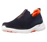 Zapatillas Skechers GoWalk 6 Stretch Fit Slip-on Navy/Naranja para Hombre