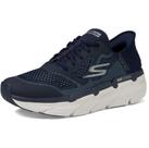 Zapatos Skechers Max Cushioning Sin Cordones para Hombre Azul Marino Talla 8