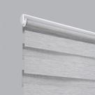 Zebra Persiana Rolo Dupla 120x160 Cinza Claro