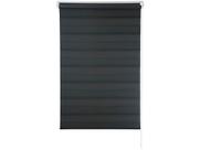 Zebra Persiana Rolo Dupla 160X160 Preta
