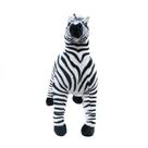 Zebra Realista Em Pé 42cm - Pelúcia