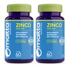 Zinco Zn 60caps 1 ao dia Maltta Kit 2 Frascos Zinco Zn 60caps 1 ao dia Maltta Kit 2 Frascos