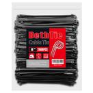 Zip Ties BethTie Black de 20 cm (pacote com 2500), 29,5 kg de resistência à tração