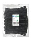 Zip Ties HS Durable Plastic, 8 polegadas, pacote 1000, preto, 18 cm
