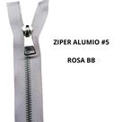 Ziper 80cm metal aluminio 5 separavel para jaqueta cursor especial cores 1 und