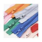 Zíper De Nylon 30cm Fino Com Cordão Cores Sortidas 10 Unids