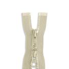 Zíper de plástico para jaqueta, 2 vias, nº 5, marfim, 76 cm