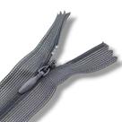Ziper Invisível Fixo Tela n3 20cm - Cor Cinza 578 10un BV1ABC
