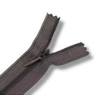 Ziper Invisível Fixo Tela n3 25cm - Cor Marrom 302 10un BV1B