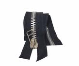 ziper n10 de metal para bolsas, mochilas 2 mt 1 cursor