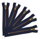 Ziper Para Calça Jeans Metal 12 Cm Kit Com 10 Unidades