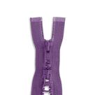 Zíper plástico bidirecional nº 5 para jaqueta roxo 76 cm