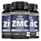 ZMC Carbon Zinco Magnésio Cálcio 120 Cápsulas 950mg - Kit com 3 ZMC Carbon Zinco Magnésio Cálcio 120 Cápsulas 950mg - Kit com 3