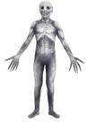 Zombie Onesie + Skull Cover Cosplay Horror Game para pais e Zombie Onesie + Skull Cover Cosplay Horror Game para pais e