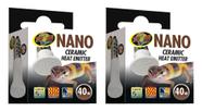 Zoo Med Kit com 2 Emissores de Calor Cerâmicos Nano 40W