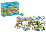 Zoo Playset Playmobil MyLife 71600 Big Zoo com 16 animais