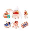 ZURU Mini Bebê Disney Surpresa em Cápsula, Série 1, Temas Stitch, Moana e Ursinho Pooh, 6 Modelos, A partir de 3 Anos, Conjunto de Mini Boneca e Acessórios