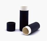 0.3oz Tubos de bálsamo labial de papelão, 15 pacote Kraft tubos de batom de papel Lip Gloss Containers Papelão tubos de perfume sólido (preto)