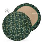 01 Capa de Sousplat Verde Bolas de Natal - 35 cm - Várias Cores e Estampas - Supla Jogo Americano