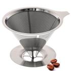 01 Coador De Café Pour Over Em Inox Não Precisa De Filtro - Laurus