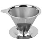 01 Coador De Café Pour Over Em Inox  Não Precisa De Filtro