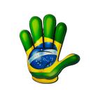 01 Mão Copa Do Mundo Futebol Enfeite Mural Decoração Brasil