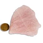 01 Quartzo Rosa Pedra Bruto Natural 65 a 80mm 120g Classe B