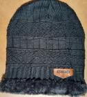 01 Touca Lã forrada Termica Sport Adulto gorro toucas térmica la frio inverno Forrada