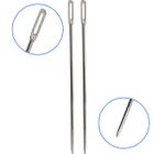 02 Agulhas Passar Fita Passador Cordão Puxar Elástico 18cm