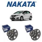 02 Cubo de Roda Traseiro Original Nakata Honda Fit 1.5 2014