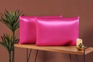 02 Fronhas De Cetim Anti Frizz (01 Par) 70cm X 50cm